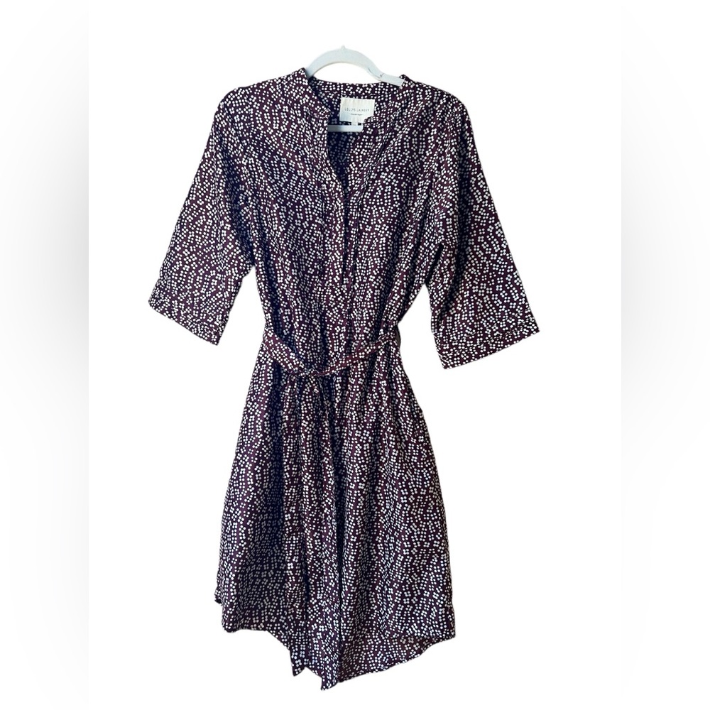 Lollys Laundry of Copenhagen Shirtdress in Chocolate Brown Size XS